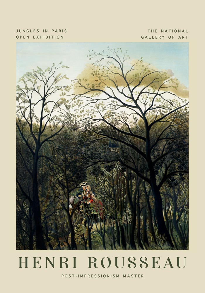 Rendez-vous Rousseau – Fine Art Print | UV-Resistant | Exhibition Poster — Ansicht 3