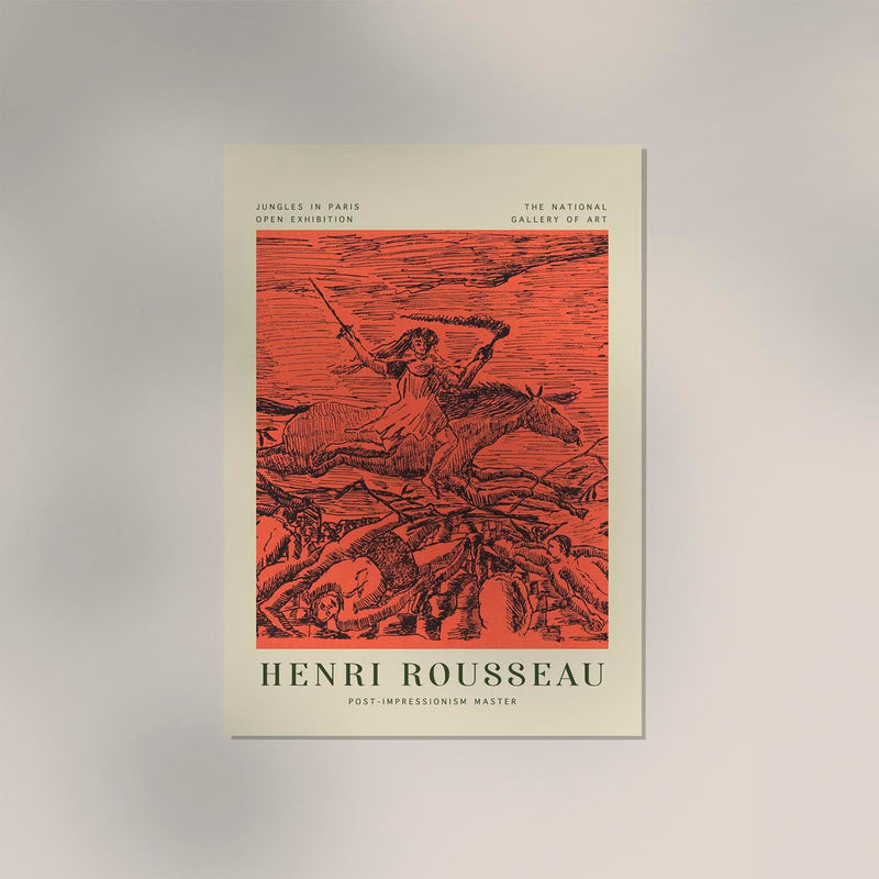 La Guerre Rousseau Exhibition Poster – Classic | High-Quality Museum Print — Ansicht 2