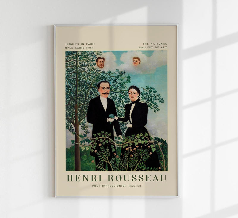 The Past and the Present – Rousseau Exhibition Poster | Fine Art Print — Patroa Studio