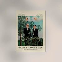 The Past and the Present – Rousseau Exhibition Poster | Fine Art Print — Ansicht 2
