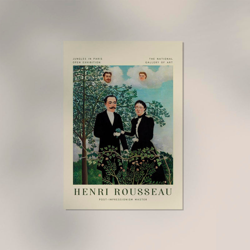 The Past and the Present – Rousseau Exhibition Poster | Fine Art Print — Ansicht 2