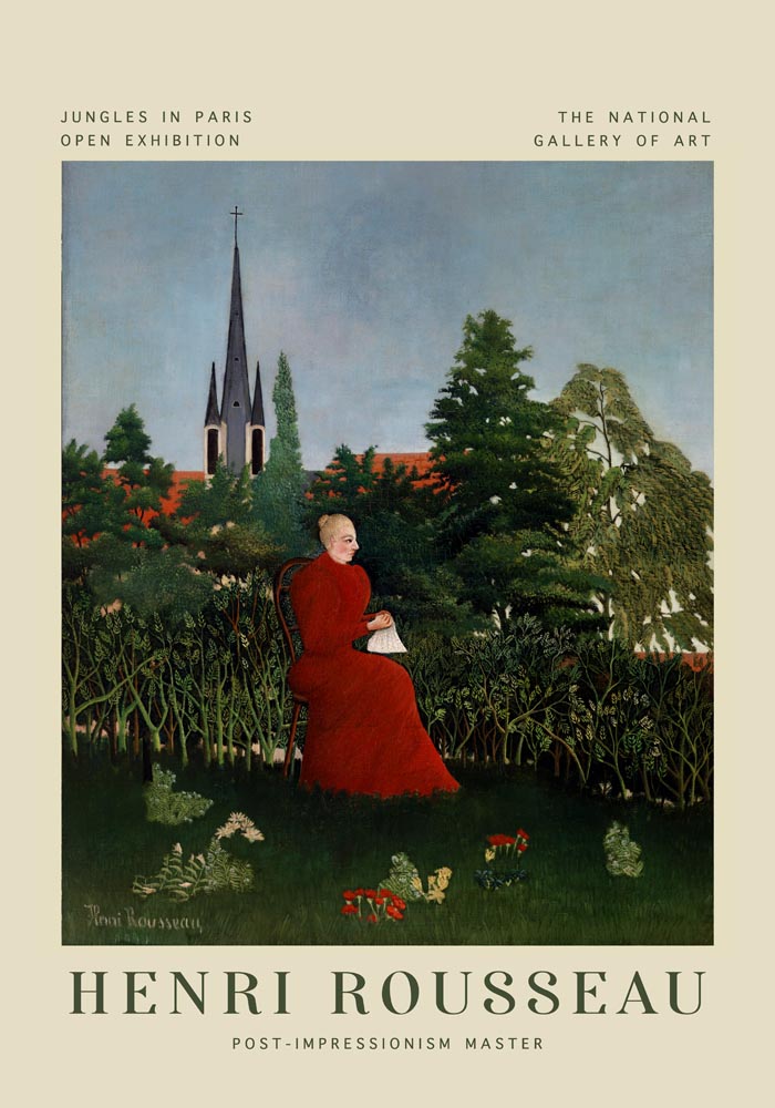 Portrait of a Woman – Art Print | Fine Art Poster after Henri Rousseau — Ansicht 3