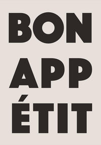 Bon Appétit Art Print – Typografie Kunstdruck | Küchenkunst — Ansicht 4