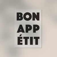 Bon Appétit Art Print – Typografie Kunstdruck | Küchenkunst — Ansicht 3