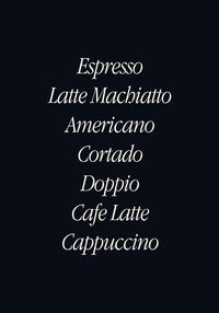 Coffee Dark Set of 2 Prints – Art Print Coffee Black & White — Ansicht 6