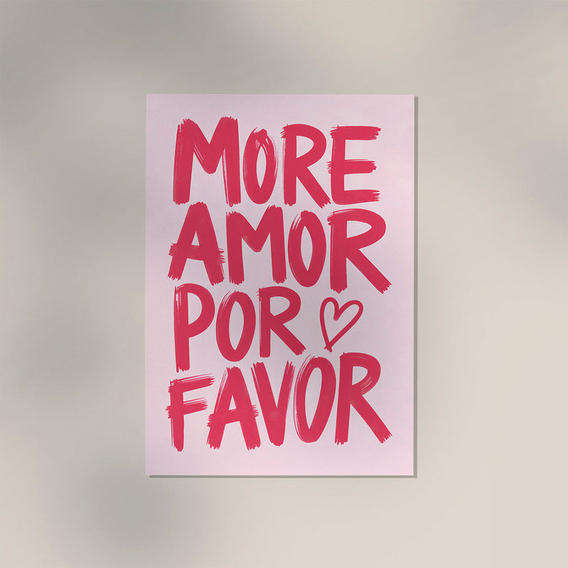 More amor por favor pink Art Print – Poster by Patroa Studio — Ansicht 3