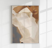 Thoughtful Woman – Fine Art Print | UV-beständig | Zeitloses Porträt — Ansicht 1