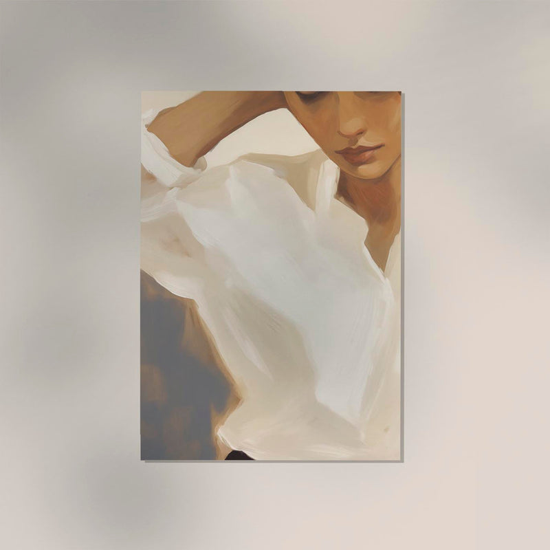 Thoughtful Woman – Fine Art Print | UV-beständig | Zeitloses Porträt — Ansicht 3