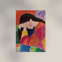 Colorful Girl – Art Print | Porträtkunst | Ausstellungsposter — Ansicht 3