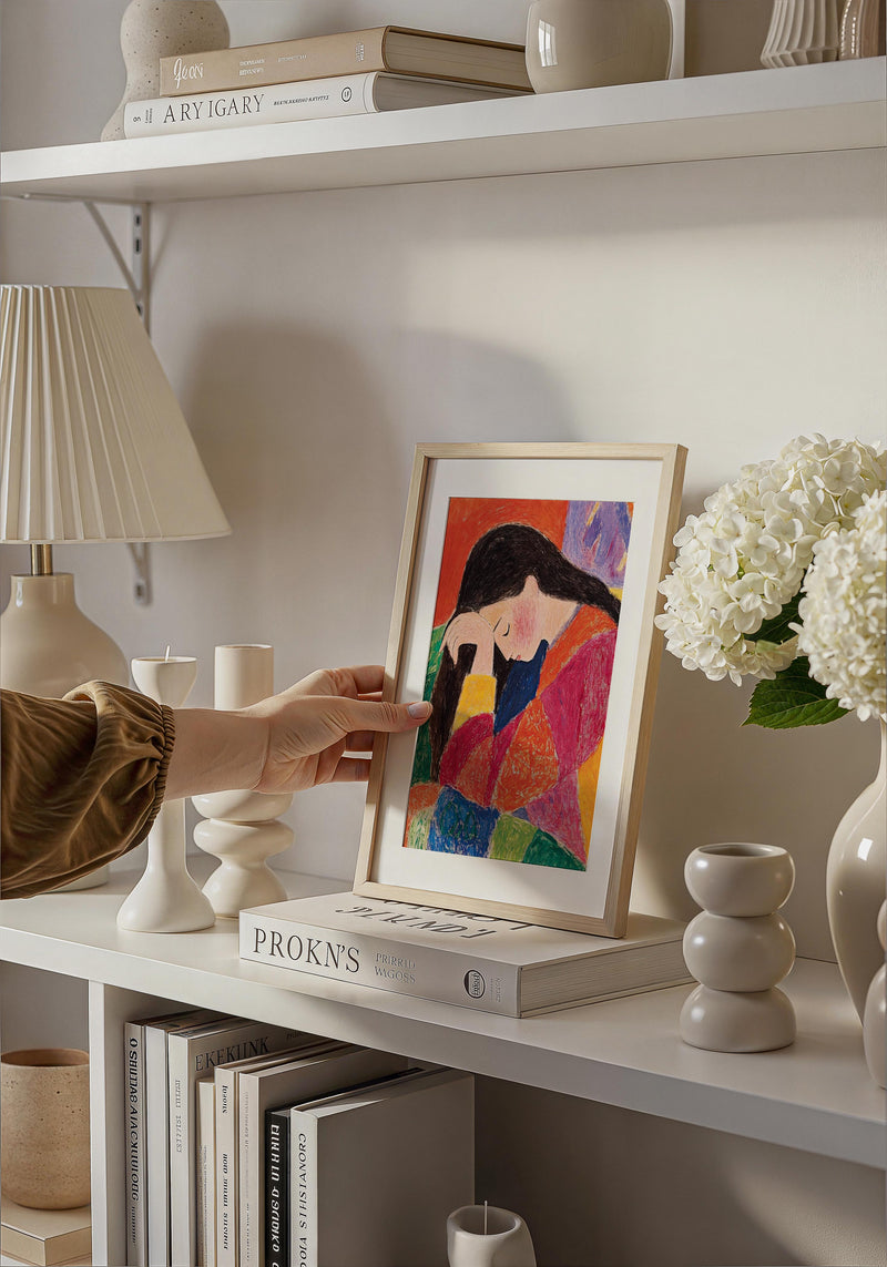 Colorful Girl – Art Print | Porträtkunst | Ausstellungsposter — Ansicht 2