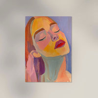 Contemplating Woman – Art Print | Porträtkunst | Ausstellungsposter — Ansicht 3