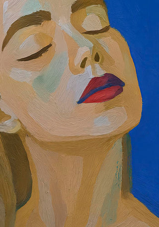 Feeling the Breeze on Her Face Art Print – Sanft | Beruhigend | Naturnah