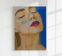 Feeling the Breeze on Her Face Art Print – Sanft, Beruhigend, Naturnah — Ansicht 1
