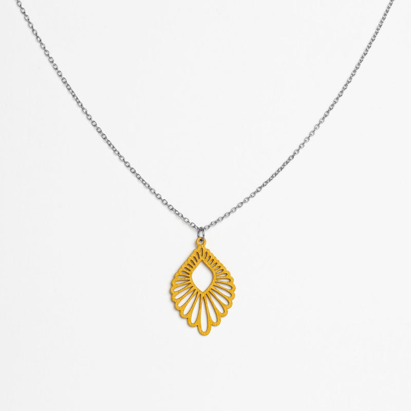 "Mindful" Necklace with Wooden Pendant – Feather-light & Sustainable — Ansicht 31