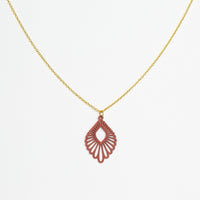 "Mindful" Necklace with Wooden Pendant – Feather-light & Sustainable — Ansicht 8