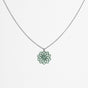 "Mandala" Necklace Wooden Pendant - feather-light, hypoallergenic, sustainable