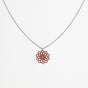 "Mandala" Necklace Wooden Pendant - feather-light, hypoallergenic, sustainable