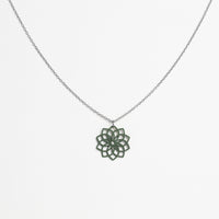 "Mandala" Necklace Wooden Pendant - feather-light, hypoallergenic, sustainable — Ansicht 13