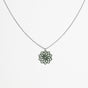 "Mandala" Necklace Wooden Pendant - feather-light, hypoallergenic, sustainable