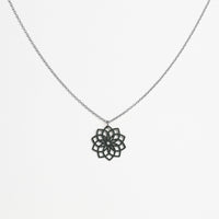 "Mandala" Necklace Wooden Pendant - feather-light, hypoallergenic, sustainable — Ansicht 25