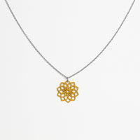 "Mandala" Necklace Wooden Pendant - feather-light, hypoallergenic, sustainable — Ansicht 31