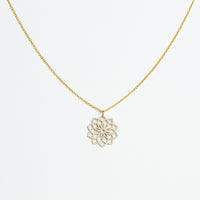 "Mandala" Necklace Wooden Pendant - feather-light, hypoallergenic, sustainable — Ansicht 20