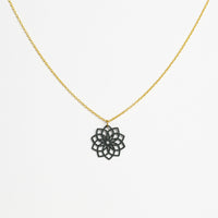 "Mandala" Necklace Wooden Pendant - feather-light, hypoallergenic, sustainable — Ansicht 26