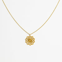 "Mandala" Necklace Wooden Pendant - feather-light, hypoallergenic, sustainable — Ansicht 32