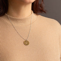 "Spirit" Necklace Wooden Pendant Stainless Steel – feather-light skin-friendly — Ansicht 33