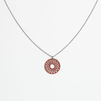 "Spirit" Necklace Wooden Pendant Stainless Steel – feather-light skin-friendly — Ansicht 13