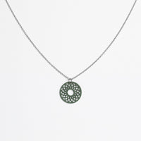 "Spirit" Necklace Wooden Pendant Stainless Steel – feather-light skin-friendly — Ansicht 19