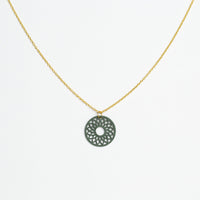 "Spirit" Necklace Wooden Pendant Stainless Steel – feather-light skin-friendly — Ansicht 20