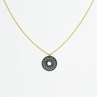 "Spirit" Necklace Wooden Pendant Stainless Steel – feather-light skin-friendly — Ansicht 26