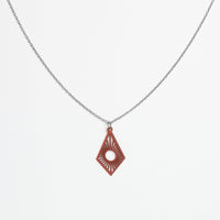 "Sunrise" Necklace with Wooden Pendant – Feather-light, Sustainable, Skin-friendly — Ansicht 13