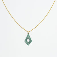 "Sunrise" Necklace with Wooden Pendant – Feather-light, Sustainable, Skin-friendly — Ansicht 8
