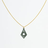 "Sunrise" Necklace with Wooden Pendant – Feather-light, Sustainable, Skin-friendly — Ansicht 20