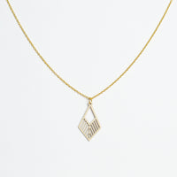 "Tribe" Necklace Wooden Pendant - Stainless Steel, Handmade — Ansicht 20