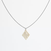 "Tribal Echo" Necklace Wooden Pendant - featherlight handmade hypoallergenic — Ansicht 25