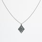 "Tribal Echo" Necklace Wooden Pendant - featherlight handmade hypoallergenic