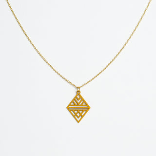 „Tribal Echo“ Halskette mit Holzanhänger – federleicht | nachhaltig | hautfreundlich