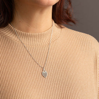 „Leaf“ Halskette mit Holzanhänger – federleicht | nachhaltig | hautfreundlich