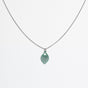 "Leaf" Necklace Wooden Pendant – Hypoallergenic Stainless Steel