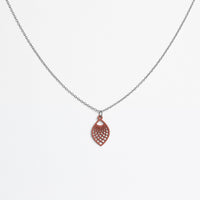 "Leaf" Necklace Wooden Pendant – Hypoallergenic Stainless Steel — Ansicht 13
