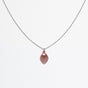 "Leaf" Necklace Wooden Pendant – Hypoallergenic Stainless Steel
