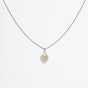 "Leaf" Necklace Wooden Pendant – Hypoallergenic Stainless Steel