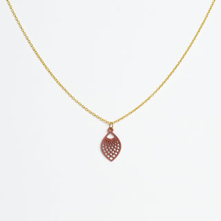 „Leaf“ Halskette mit Holzanhänger – federleicht | nachhaltig | hautfreundlich