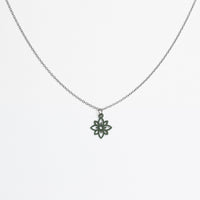 "Flower Mini" Necklace Wooden Pendant - feather-light, hypoallergenic, sustainable — Ansicht 19