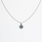 "Flower Mini" Necklace Wooden Pendant - feather-light, hypoallergenic, sustainable