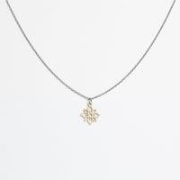 "Flower Mini" Necklace Wooden Pendant - feather-light, hypoallergenic, sustainable — Ansicht 25