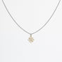 "Flower Mini" Necklace Wooden Pendant - feather-light, hypoallergenic, sustainable